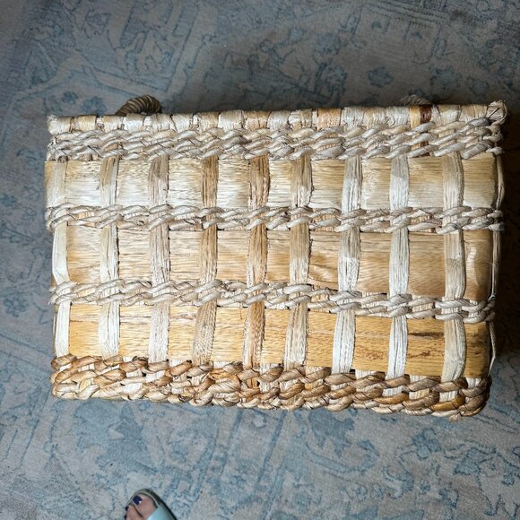 Threshold Natural Banana‎ Woven Rectangular Floor Basket  NEW WITH TAG - Picture 6 of 10